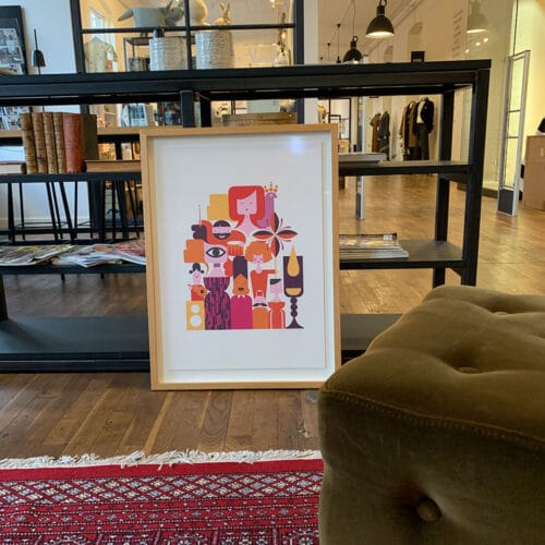 Poster "Valborg” Red