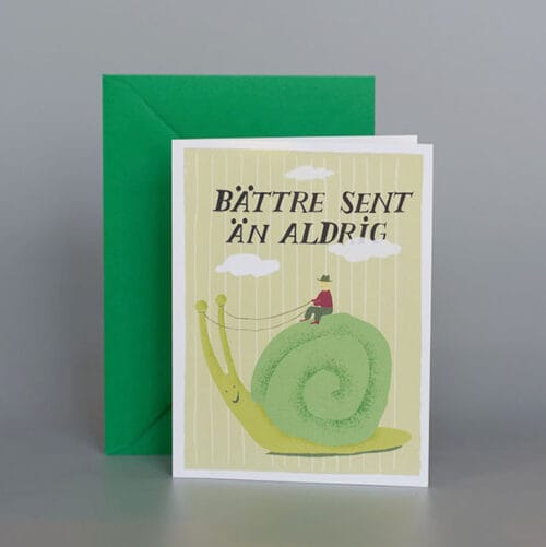 Card ”Snigel"