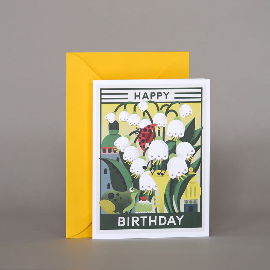 Card "Birthday Frog"