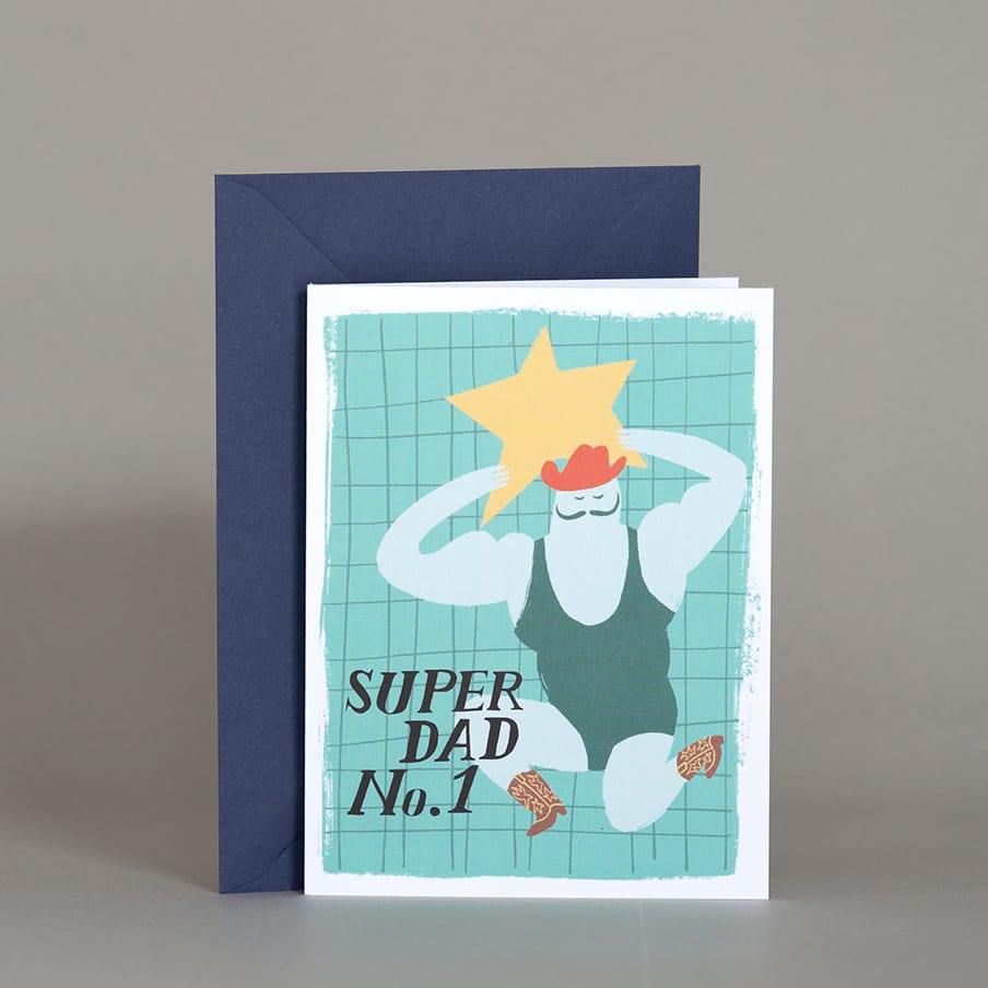Card "No1 Dad"
