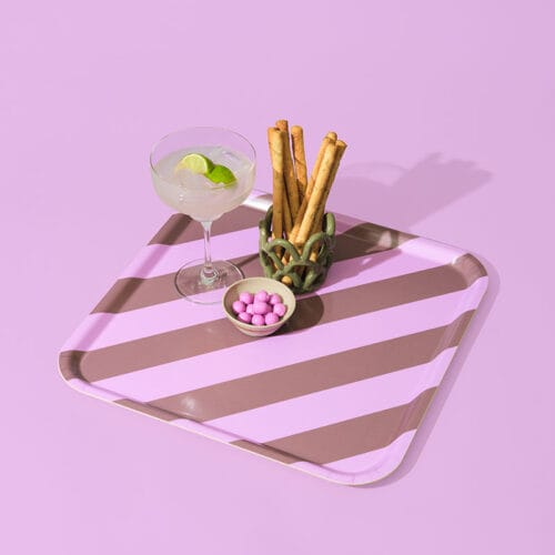 Tray L "Pink Brownie"