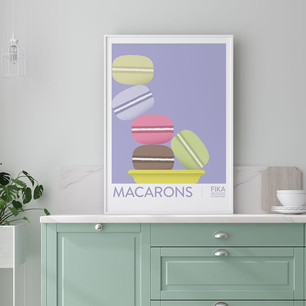 Fika poster "Macarons" - Image 2