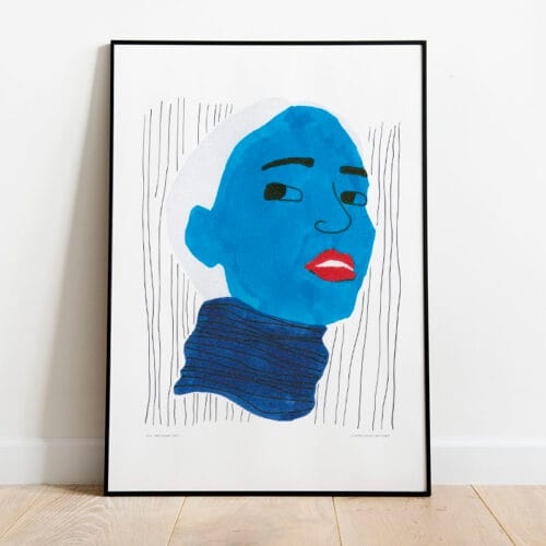 Poster – Red Chanel Lips