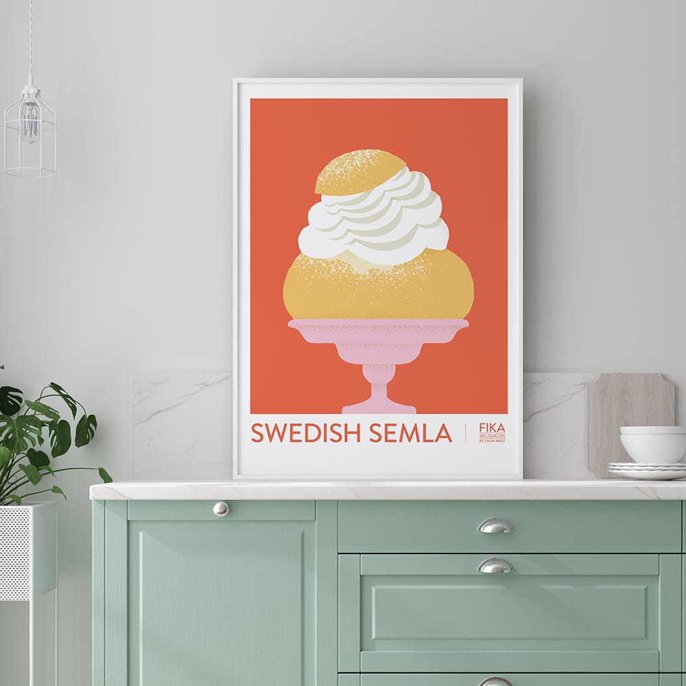 Fika poster "Semla" - Image 2