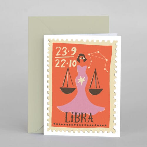 Card ”Libra"