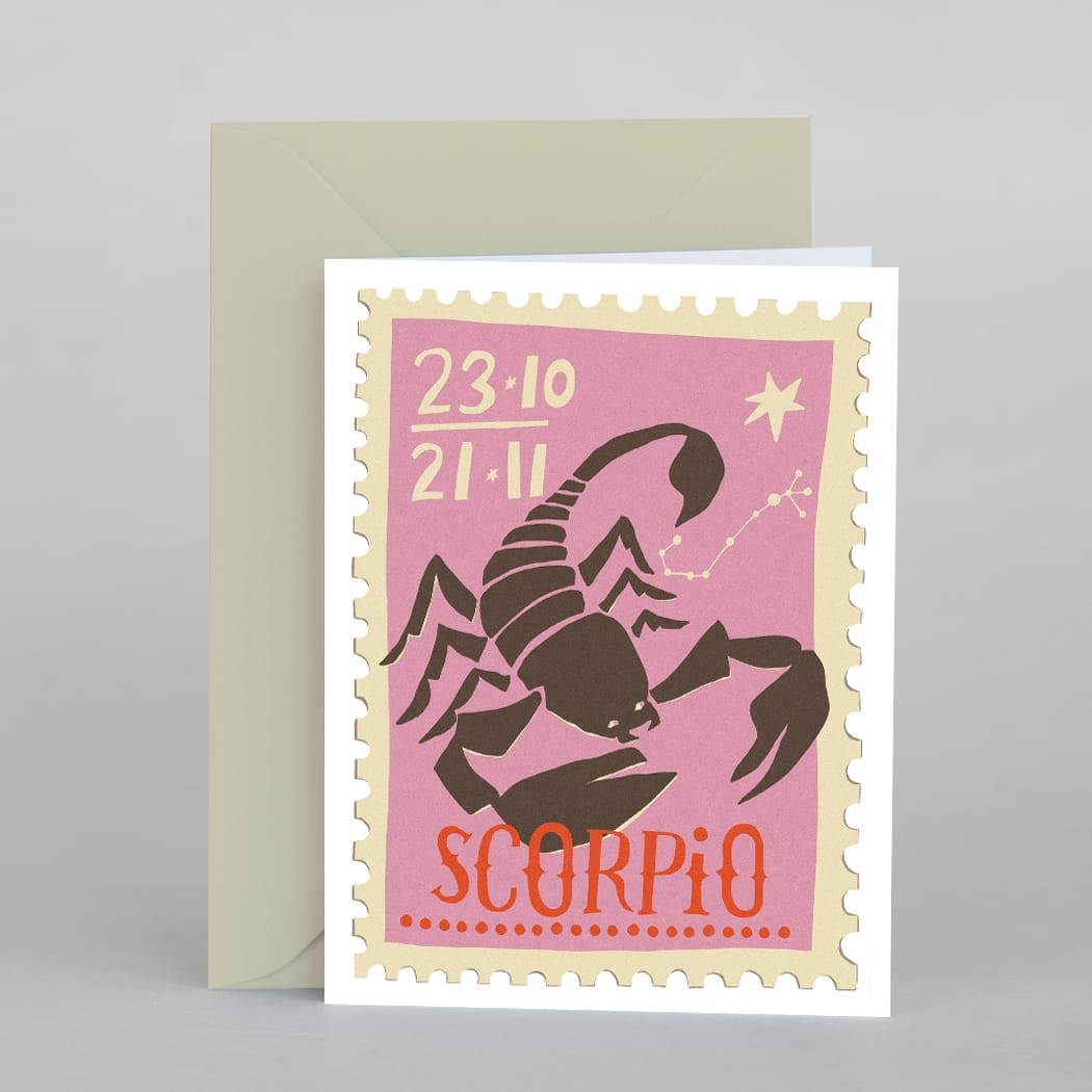 Card ”Scorpio"