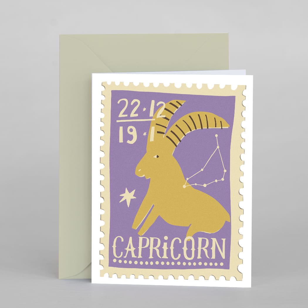 Card ”Capricorn"